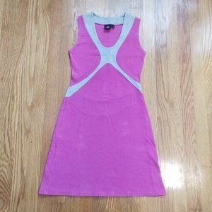HONEYDROP modern fit and flare dress rave pink S